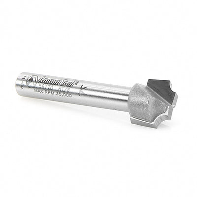 Amana Tool. Beading Groove Router Bit | 1⁄8 Radius x 1⁄2 Dia x 3⁄8 x 1⁄4" Shank | 56170 