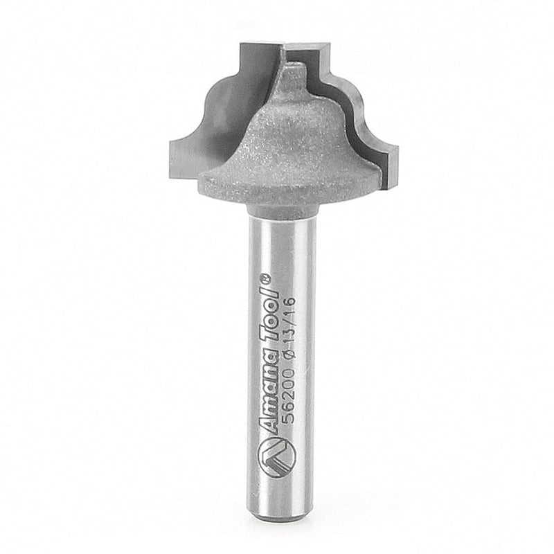 Amana Tool. Ogee Groove Router Bit | 1⁄8 Radius x 13⁄16 Dia x 33⁄64 x 1⁄4" Shank | 56200