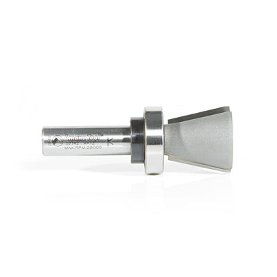 Amana Tool. Top Mount Bowl & Countertop Router Bit | 14°x 1 1⁄8 Dia x 1 x 1⁄2" Shank | 57142 