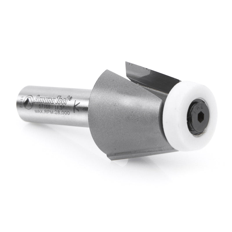 Amana Tool. Undermount Bowl Router Bit | Corian 10°x 1 1⁄4 Dia x 1 x 1⁄2" Shank | 57168 