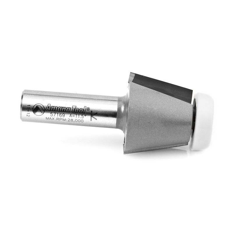 Amana Tool. Karran Stainless Steel Edge Sink Router Bit | 1 3⁄16 Dia x 1 x 1⁄2" Shank | 57169 