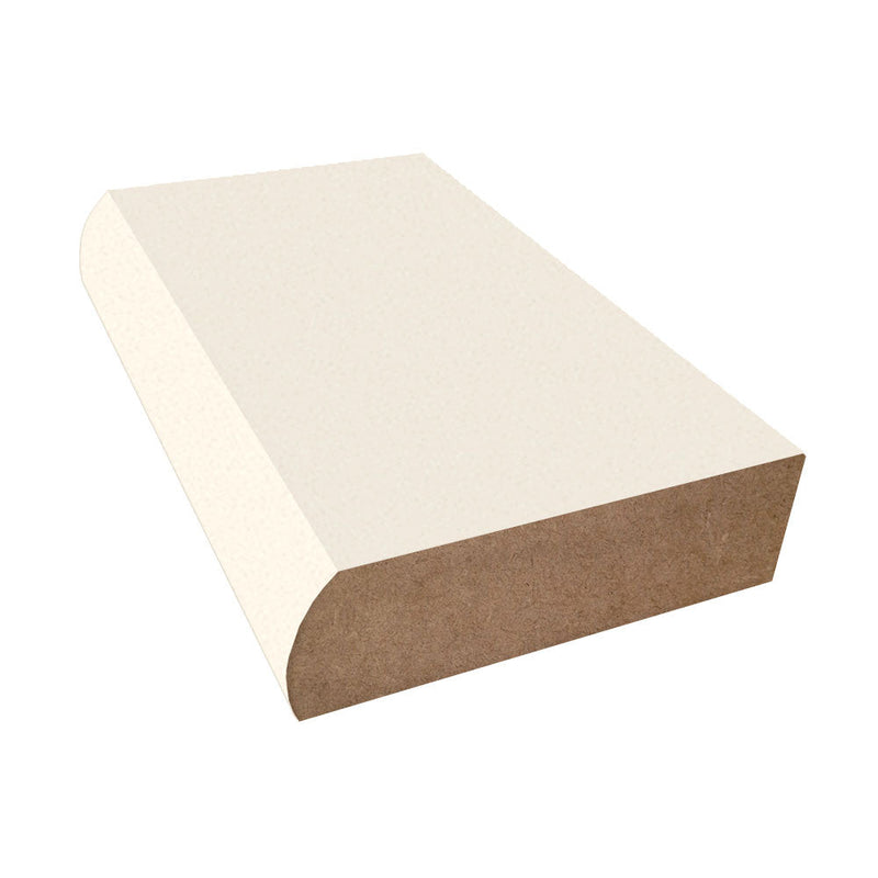 Alabaster - D431 - Wilsonart Laminate Decorative Bullnose Edge