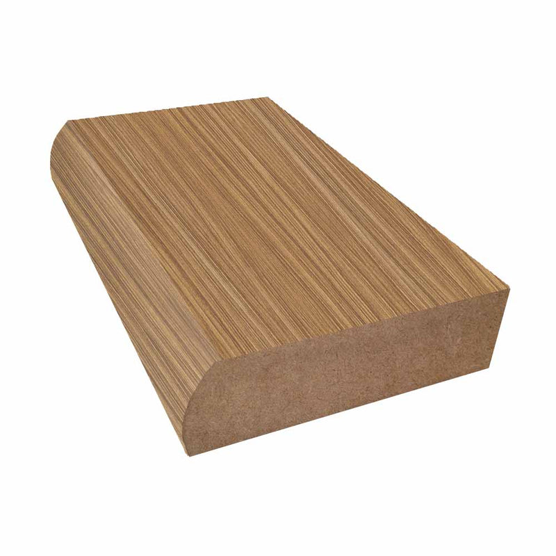 Zebrawood - 7980 - Wilsonart Laminate Decorative Bullnose Edge