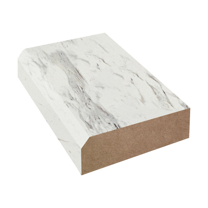 Calcutta Marble - 4925 - Wilsonart Laminate Decorative Bevel Edge