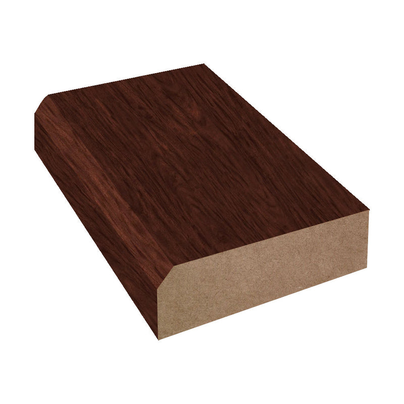 Figured Mahogany - 7040 - Wilsonart Laminate Decorative Bevel Edge