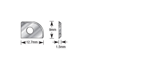 Amana Tool. Replacement Knives | 1⁄4 Radius for RC-49104 | RCK-274 