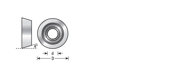 Amana Tool. Ultra-Glide High PRFM Ball Bearing Guide Assemblies | 7⁄8 Overall Dia x 1⁄4 Inner Dia x 10°Taper | 47731 