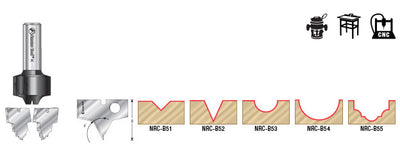 Amana Tool. Nova System Insert Routing Set | Body Type B Plunge 1⁄4" Shank | NS-150 