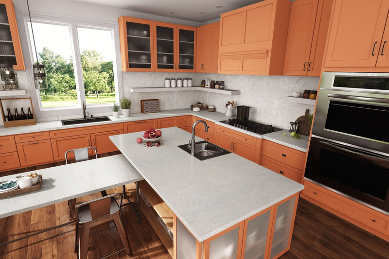 Orange Felt - 4973 - Modern Kitchen Cabinets