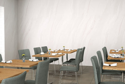 White Painted Marble - 5014 - Restaurant