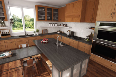 Smokey Brown Pear - 5488 - Modern Kitchen Countertops 