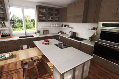 Silver Riftwood - 6413 - Modern Kitchen Countertops 