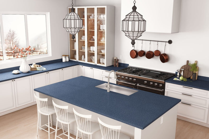 Navy Grafix - 7018 - Traditional Kitchen Countertops