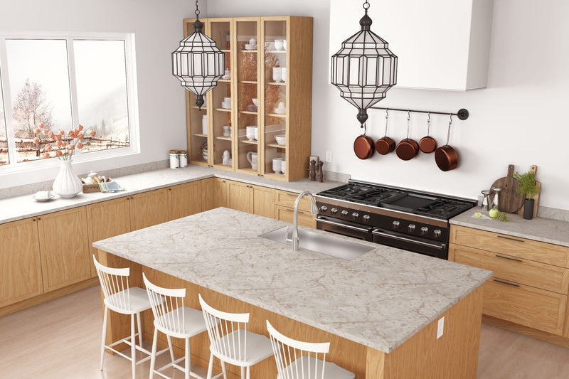 Natural Birch - 7481 - Traditional Kitchen Cabinets