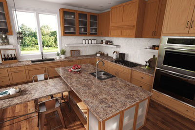 Butterrum Granite - 7732 - Matte Finish - Kitchen Countertops