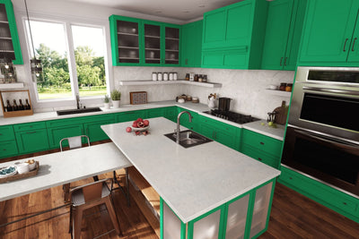 Spectrum Green - 7897 - Modern Kitchen Cabinets 