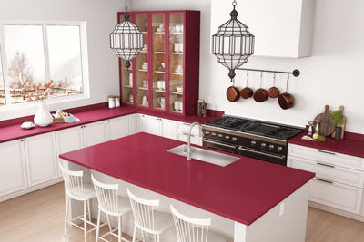 New Burgundy - 7966 - Traditional Kitchen Countertops