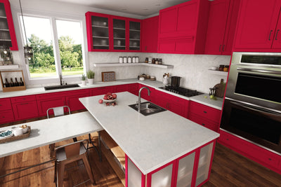 Stop Red - 839 - Modern Kitchen Cabinets 