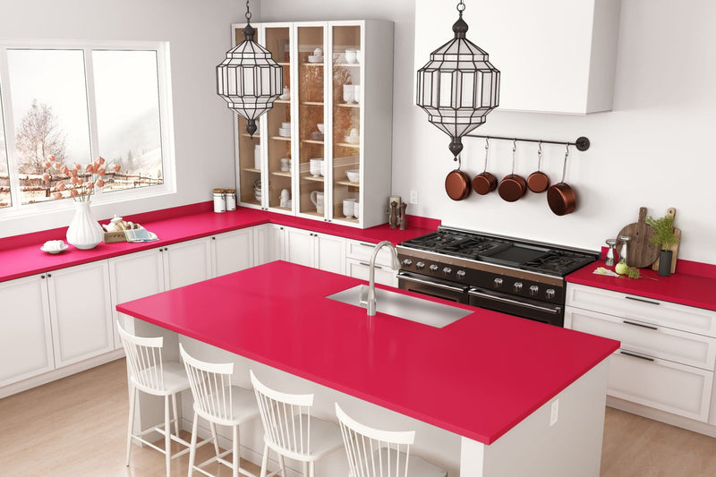 Stop Red - 839 - Traditional Kitchen Countertops 