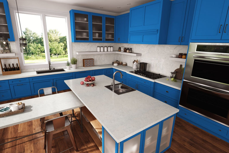 Spectrum Blue - 851 - Modern Kitchen Cabinets 