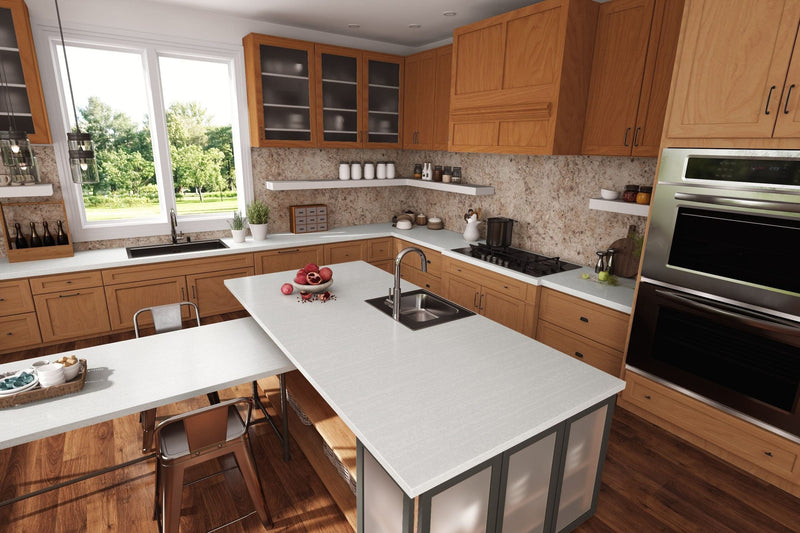 White Drops - 8824 - Modern Kitchen Countertops
