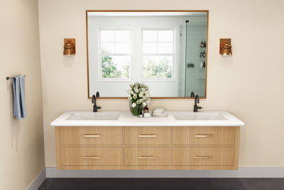 Aged Ash - 8844 - Woodbrush Finish - Bathroom Vanity