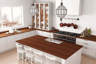 Natural Teak - 8849 - Traditional Kitchen Countertops