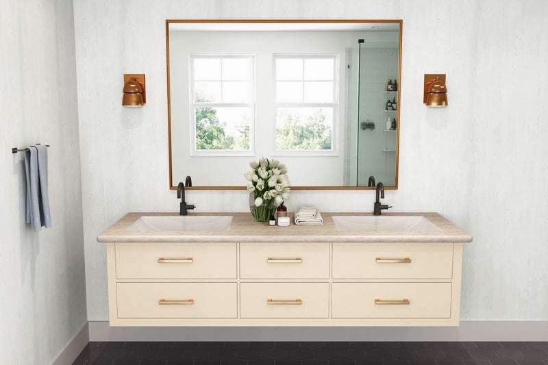 White Painted Wood - 8902 - Bathroom 