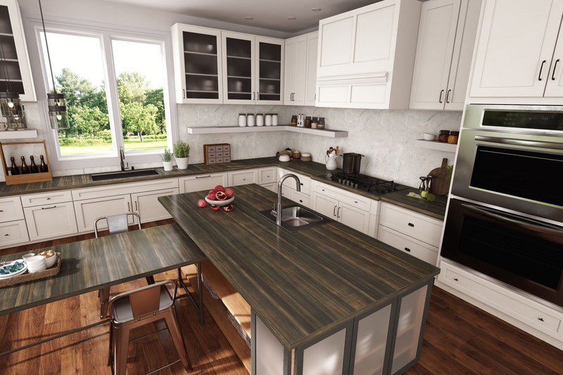 Bronzed Steel - 8919 - Matte Finish - Kitchen Countertops
