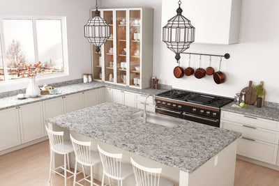 White Twill - 9285 - Traditional Kitchen Cabinets 