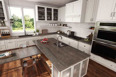 White Twill - 9285 - Modern Kitchen Cabinets