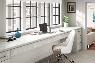 White Bardiglio - 9306 - Home Office