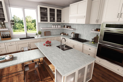 White Bardiglio - 9306 - Kitchen Countertops