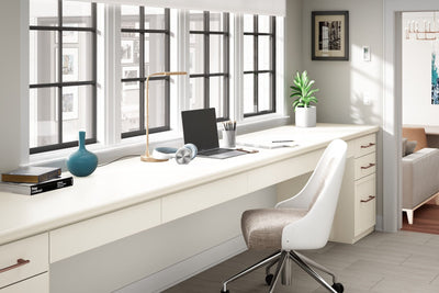 Antique White - 932 - Gloss Finish - Home Office