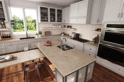 White Shalestone - 9525 - Modern Kitchen Cabinets