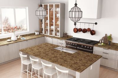 White Shalestone - 9525 - Traditional Kitchen Cabinets