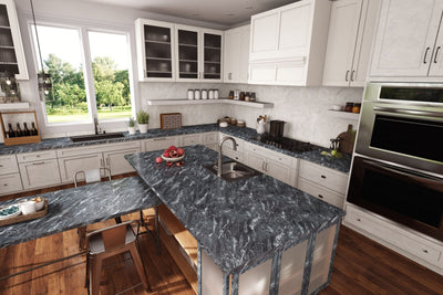 Stormy Night Granite - 9537 - Modern Kitchen Countertops 