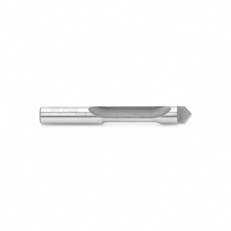 Amana Tool. High Speed Steel Router Bit | 3⁄8 Dia x 3⁄4 x 3⁄8 Shank Straight | HSS11002 