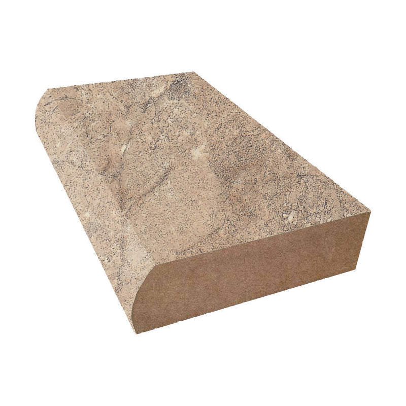 Mocha Travertine - 3456 - Formica Laminate Decorative Bullnose Edge