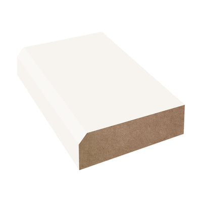 Neutral White  - 918 - Formica Laminate Decorative Bevel Edge