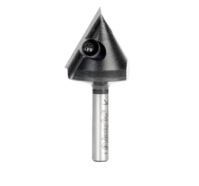 Amana Tool. Insert V-Groove CNC Router Bit - 60°x 59⁄64 x 1⁄4 Inch Shank | RC-1148 