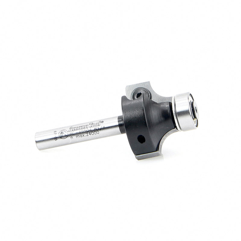 Amana Tool. Corner Rounding Router Bit | 1⁄4 Radius x 1 Dia x 1⁄2 x 1⁄4"Shank | RC-49504 