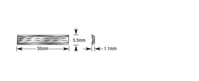 Amana Tool. CNC Insert Knife | 30 x 5.5 x 1.1mm | HCK-34 