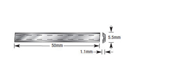 Amana Tool. CNC Insert Knife | 50 x 5.5 x 1.1mm | RCK-36 