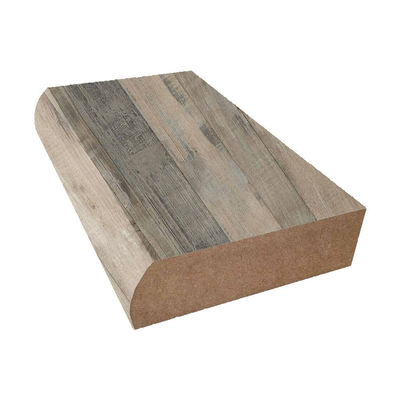 Seasoned Planked Elm - 6477 - Formica Laminate Decorative Bullnose Edge