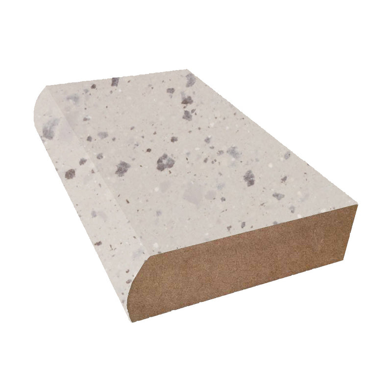 Tinted Paper Terrazzo - 8812 - Formica Laminate Decorative Bullnose Edge