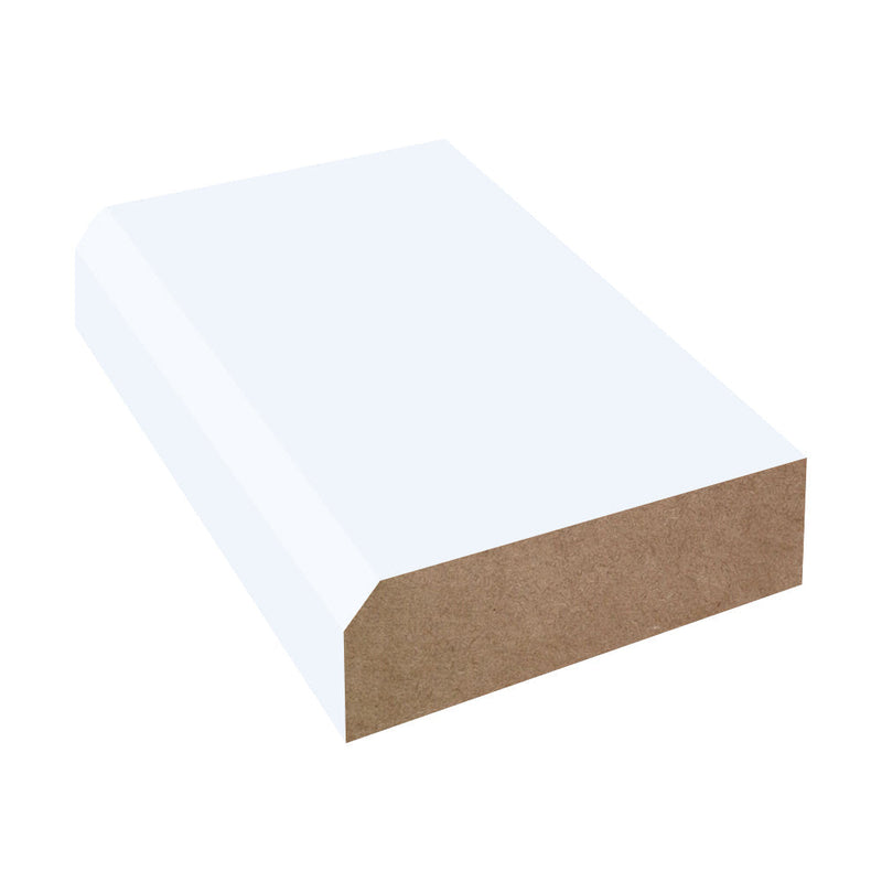 White - 1570 - Wilsonart Laminate Decorative Bevel Edge