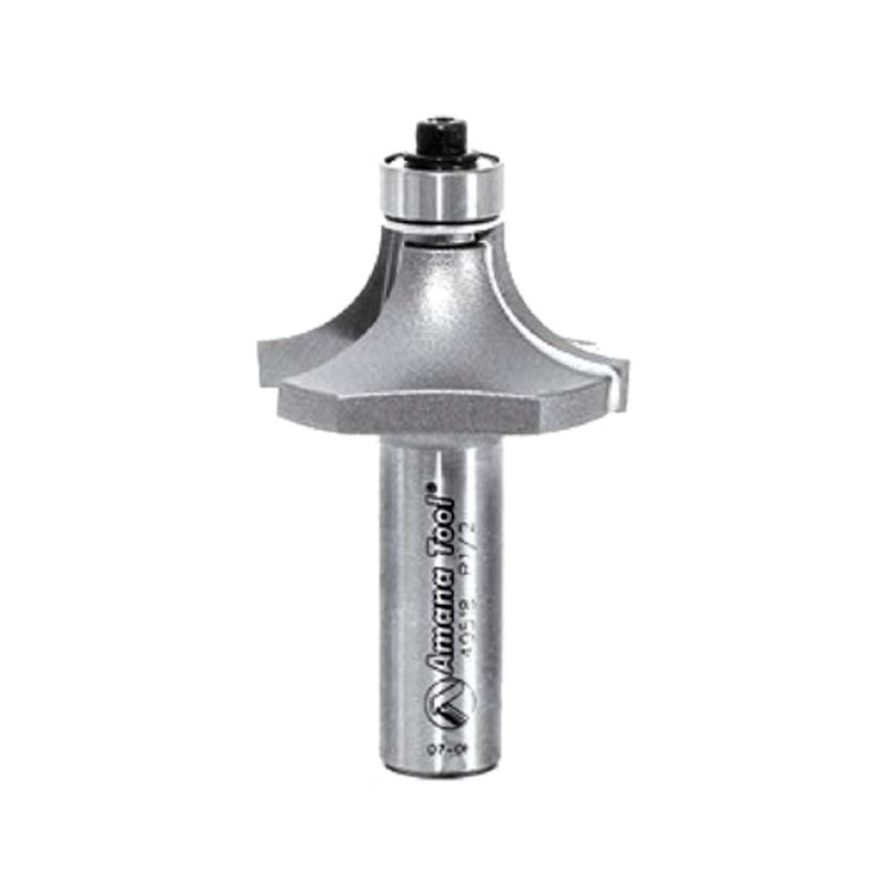 Amana Tool. Corner Rounding Router Bit | 1 Radius x 2 1⁄2 Dia x 1 1⁄4 x 1⁄2"Shank | 49522 