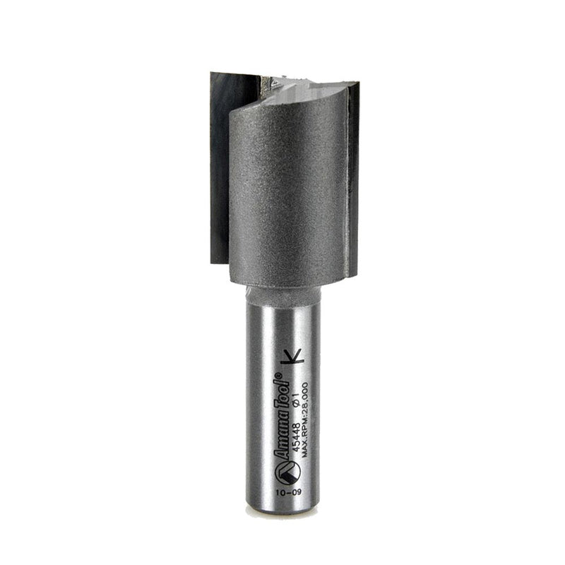 Amana Tool. Straight Plunge Router Bit | 2 Flute | Various Dia x 1 1⁄4 x 1⁄2" Shank | 45448 