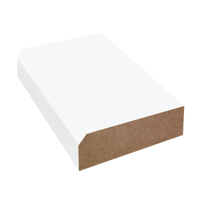 Brite White - 909 - Formica Laminate Decorative Bevel Edge